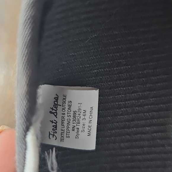 C 3-6 Months Canvas Slip On Shoes In Gray And Tan Animals Cute Adorbs - Picture 9 of 9